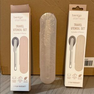 Bentgo Travel Utensil Set - Stainless 4-Piece